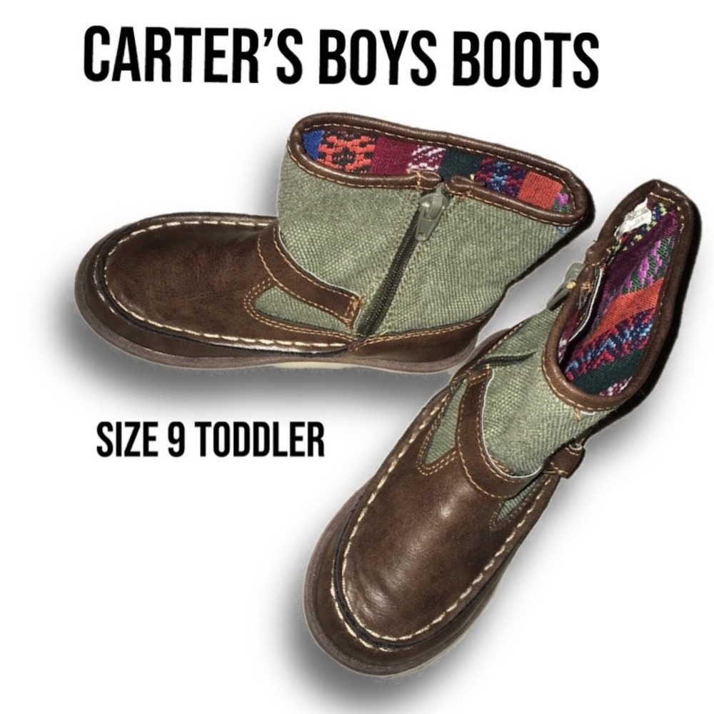 COPY - Carter toddler boys size 9 boots